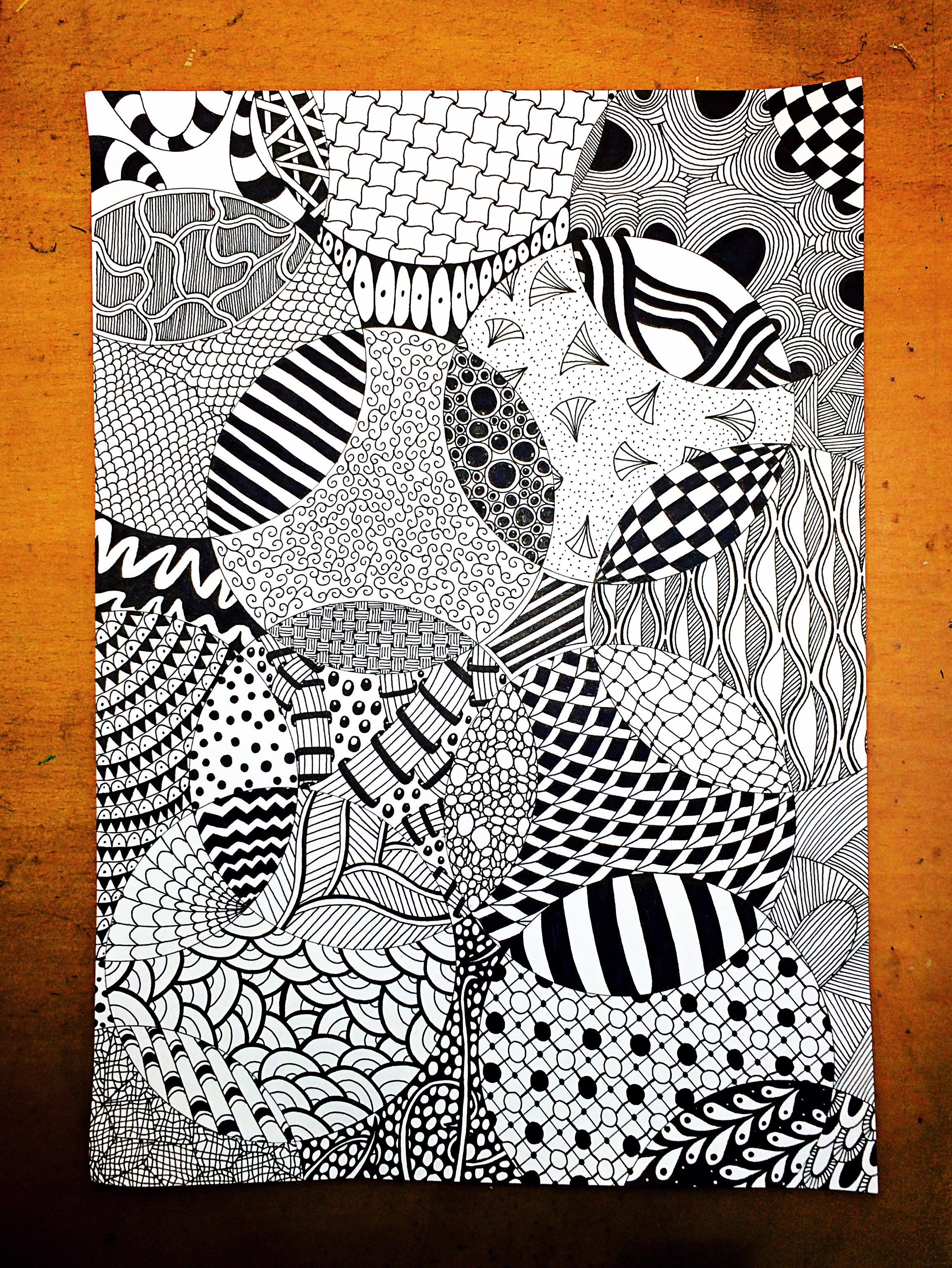 My Masterpiece Zendoodle Zentangle Patterns Lines Cur