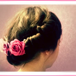 wpphair voteforme selfmade hairstyle flowers