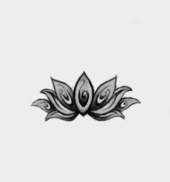 freetoedit flor loto diseño tatuaje